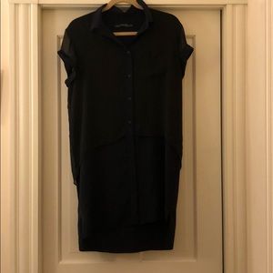 All Saints Blue Work Dress